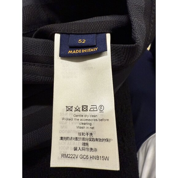 Louis Vuitton Mens Navy Quilted Jacket Size 52 - Picture 10 of 16